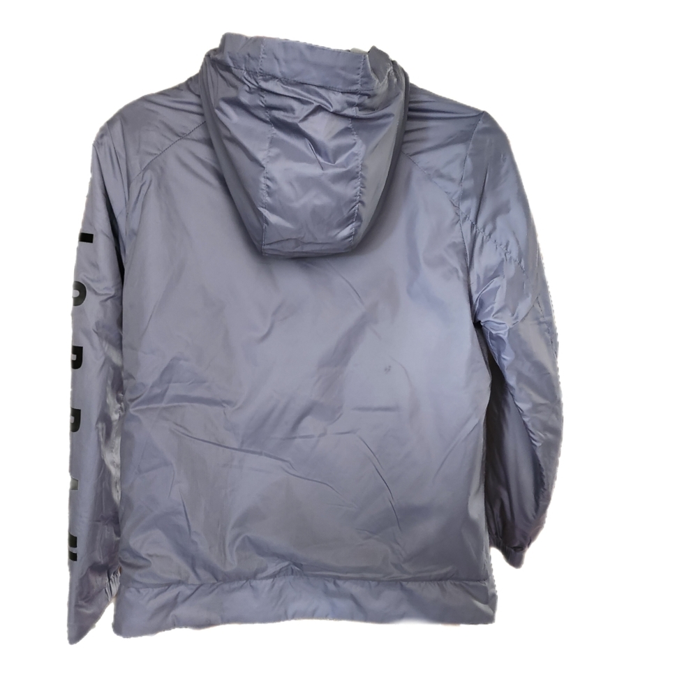 NIKE AIR JORDAN BOYS HOODED FLEECE LINED GRAY JACKET - Picture 4 of 4